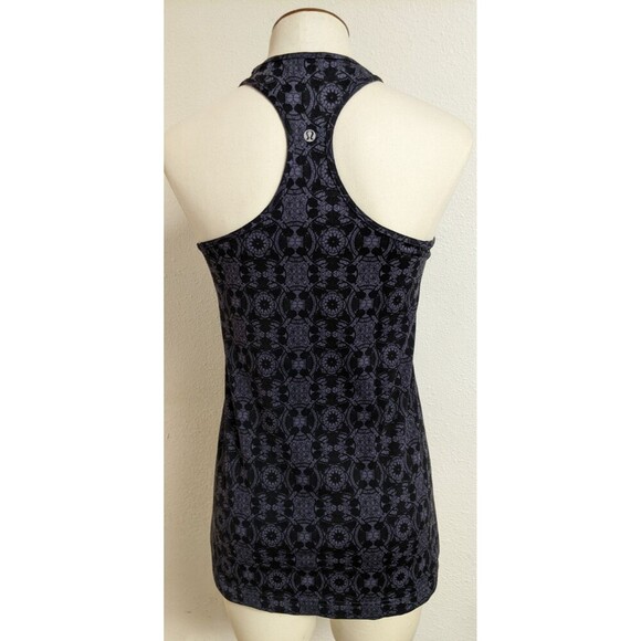 Women's Lululemon Cool Racerback Mini Prisma Nightfall Black Grape Size 6 - Picture 8 of 10